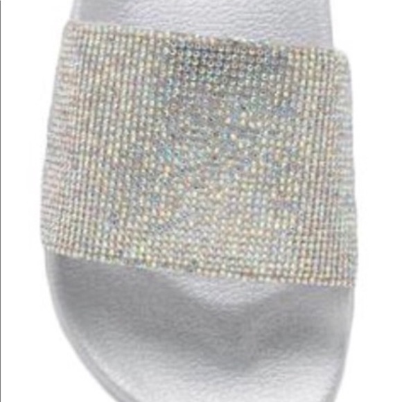 NEW Bedazzled slide sandals - Picture 3 of 3